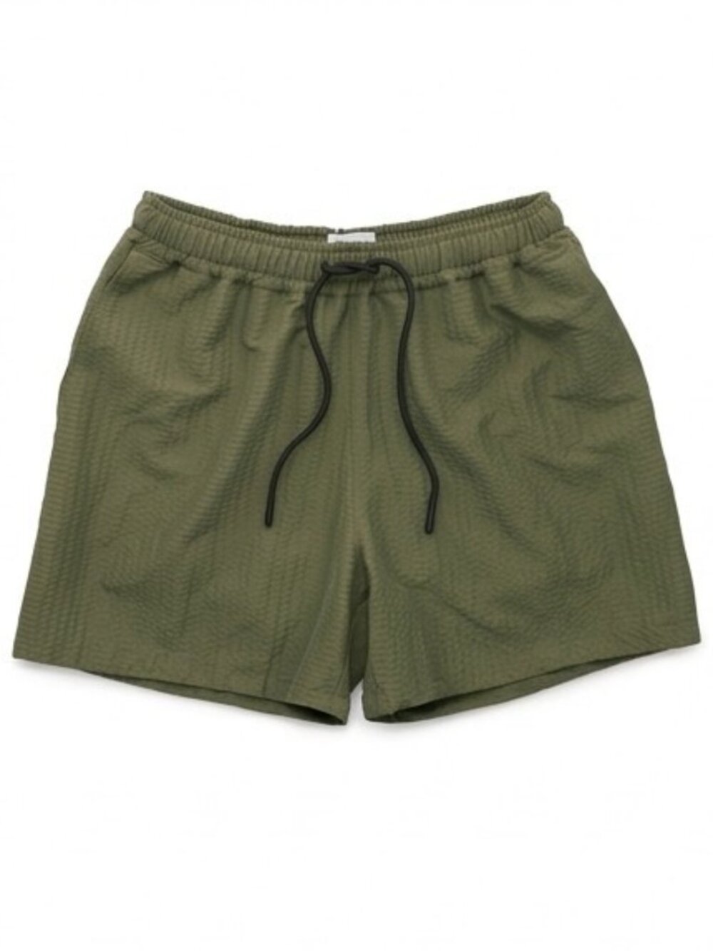 Wolf vs Goat Italian Swim Shorts Olive Green 5" Inseam - NWOT Tag L (Fits M)